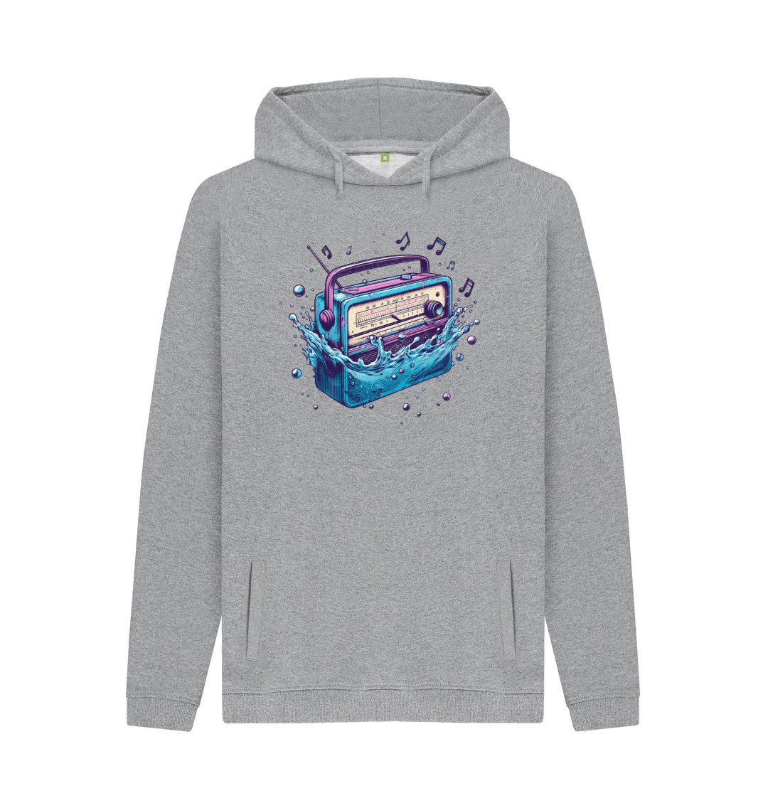 Light Heather Printed Hoody Front