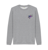 Light Heather Printed Sweater Front