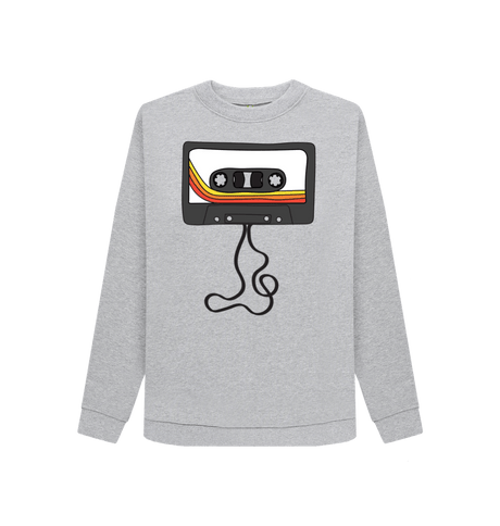 Light Heather Printed Sweater Front