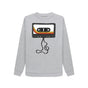 Light Heather Womens Unwound Cassette Graphic Sweatshirt