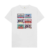 White Cassette Mix Tapes T-Shirt