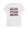 White Cassette Mix Tapes T-Shirt