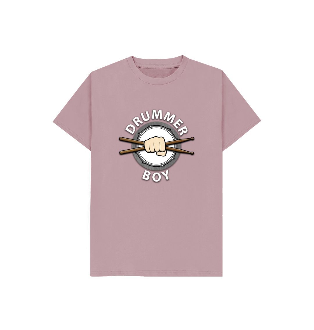 Mauve Kids Drummer Boy T-Shirt