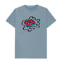Stone Blue Marker Pen Cassette Illustration T-Shirt
