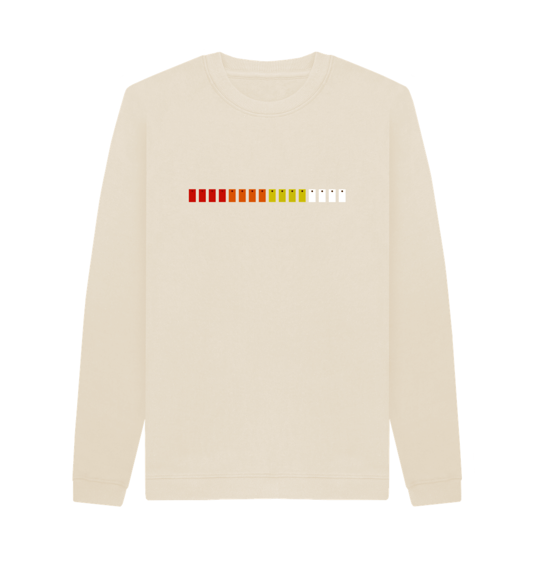 Oat Printed Sweater Front