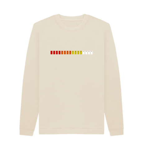 Oat Printed Sweater Front