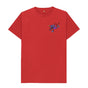 Red Cartoon Character Flying V T-Shirt