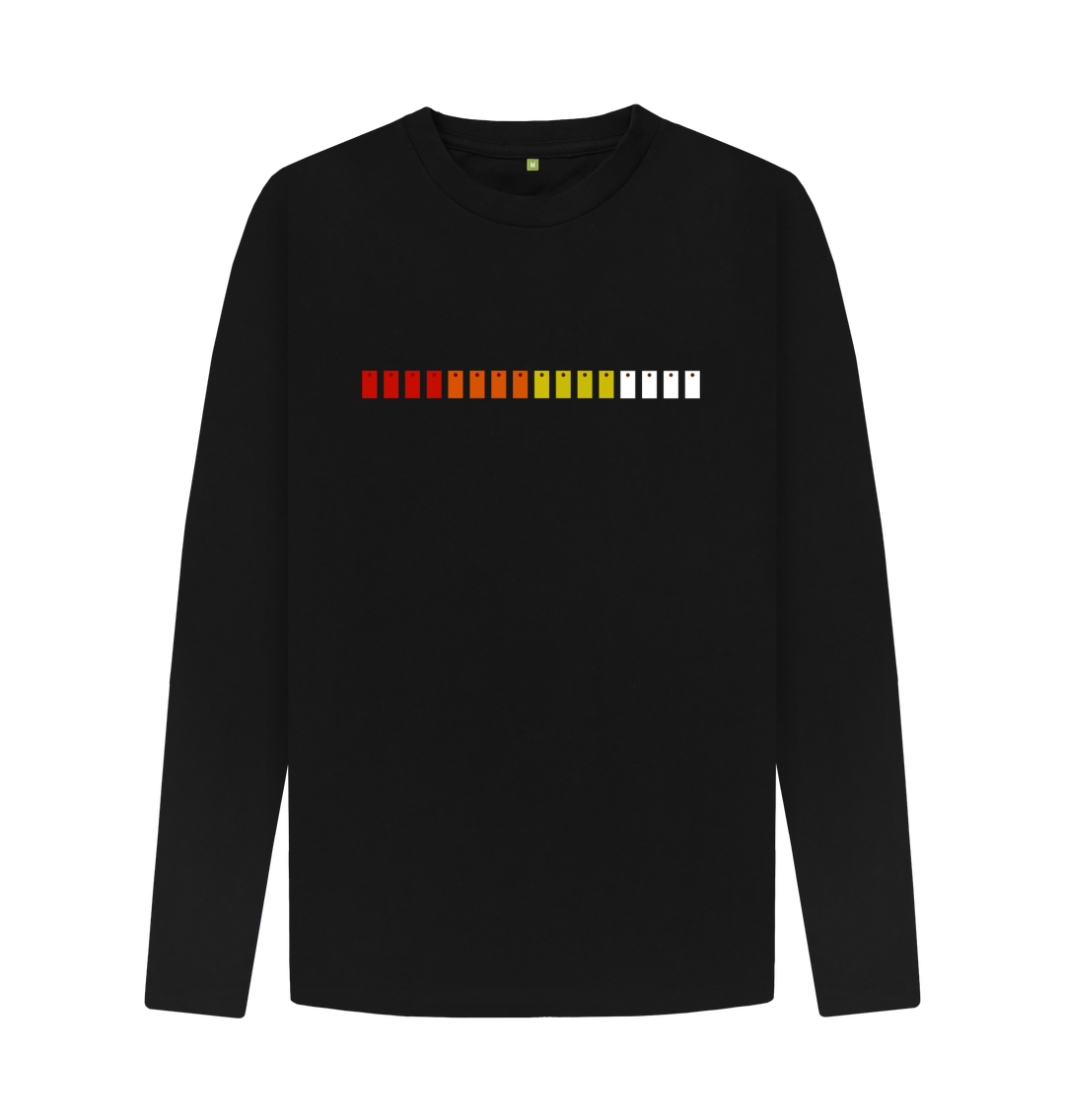 Black TR-808 Pads Mens Long Sleeve T-Shirt