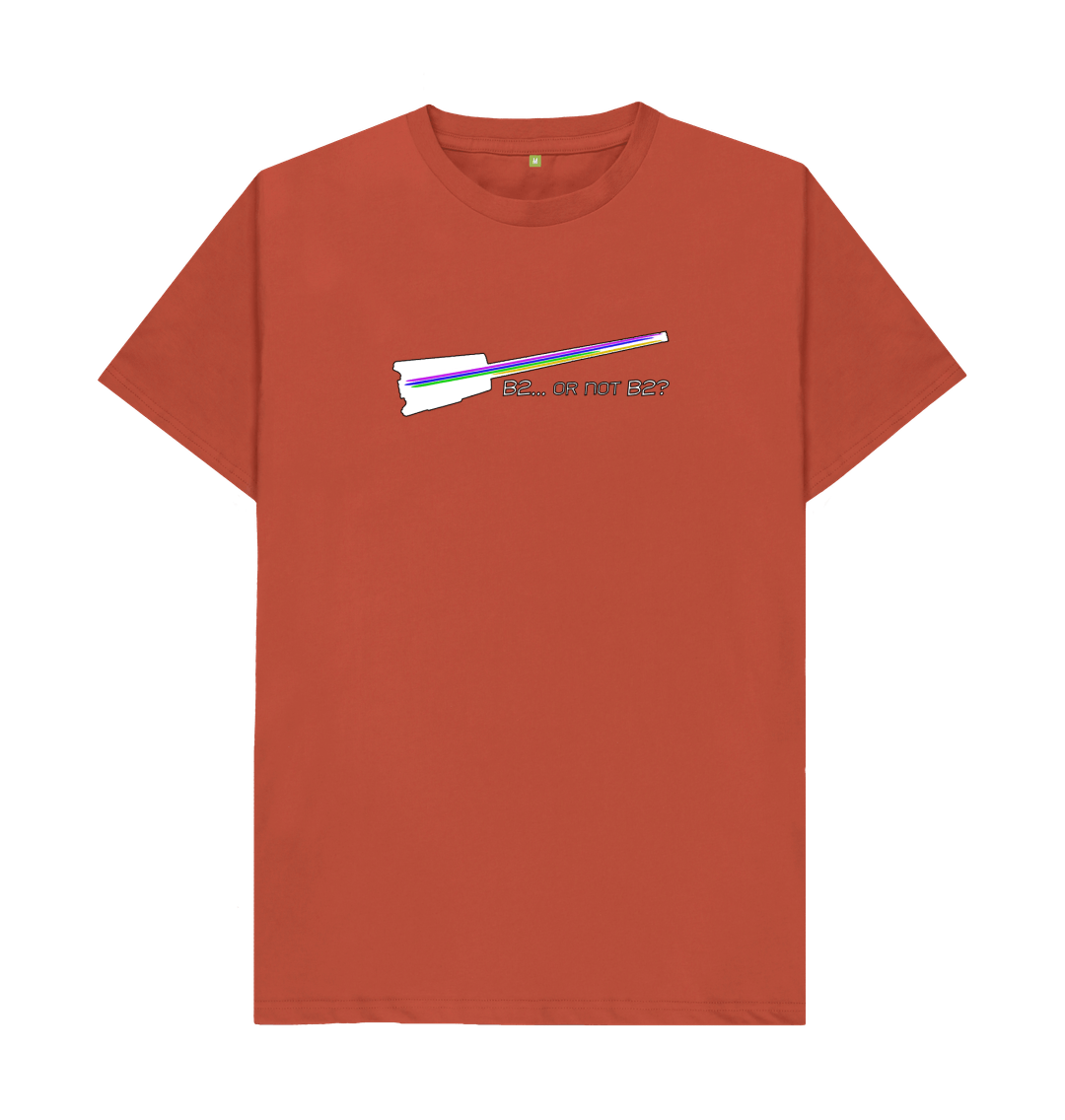 Rust \"B2... Or Not B2?\" Hohner B2 Bass Guitar Graphic Mens T-Shirt