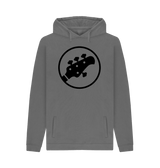 Slate Grey Printed Hoody Front