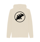 Oat Printed Hoody Front