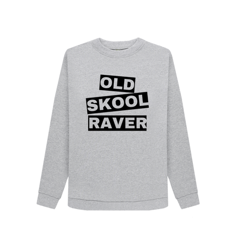 Light Heather Printed Sweater Front
