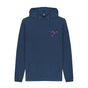 Navy Mens Cartoon Character Flying V Hoodie