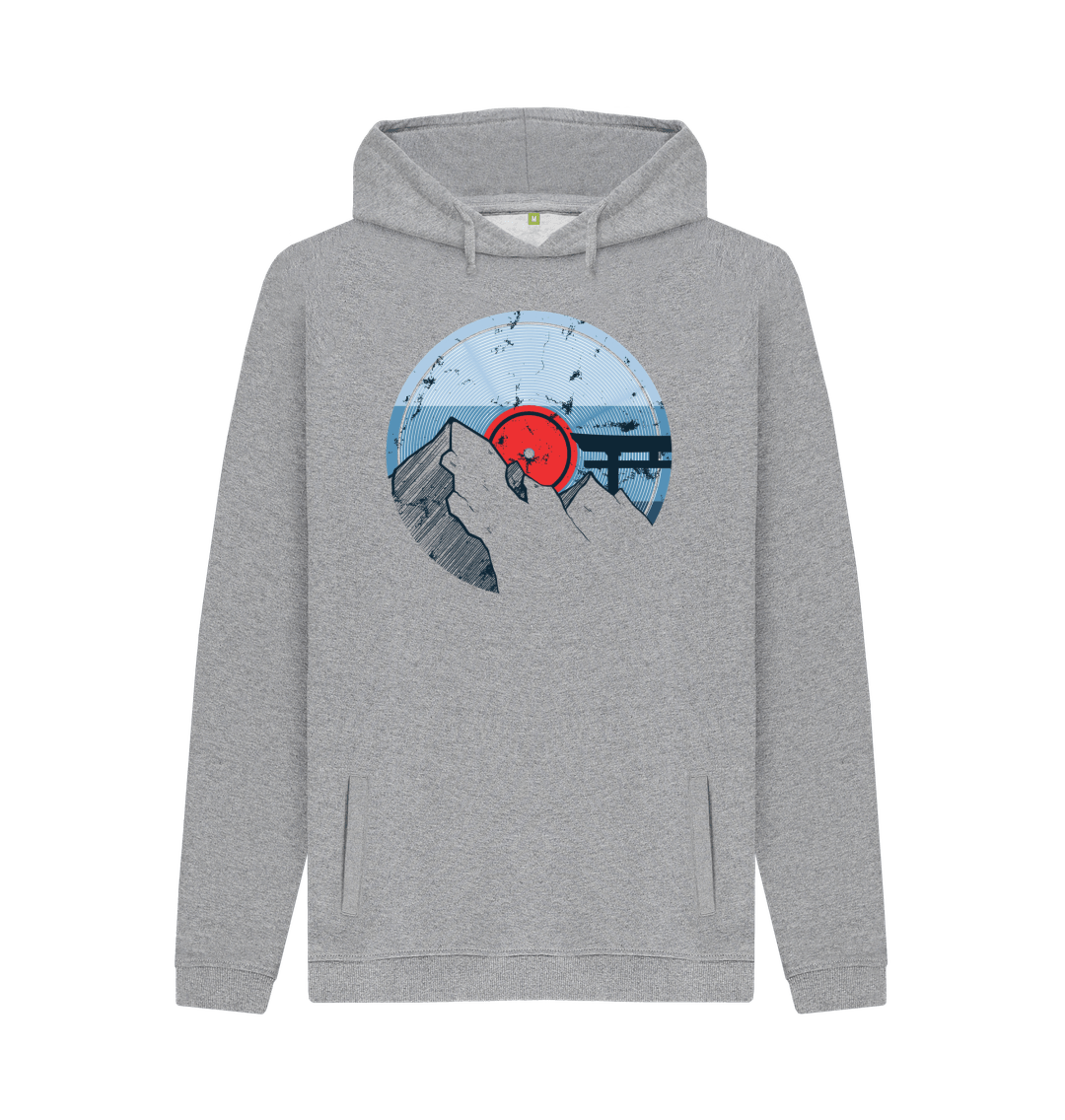 Light Heather Printed Hoody Front