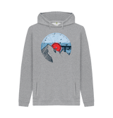 Light Heather Printed Hoody Front