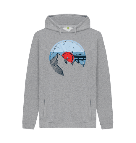 Light Heather Printed Hoody Front