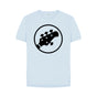 Sky Blue Womens Stingray Guitar Head T-shirt