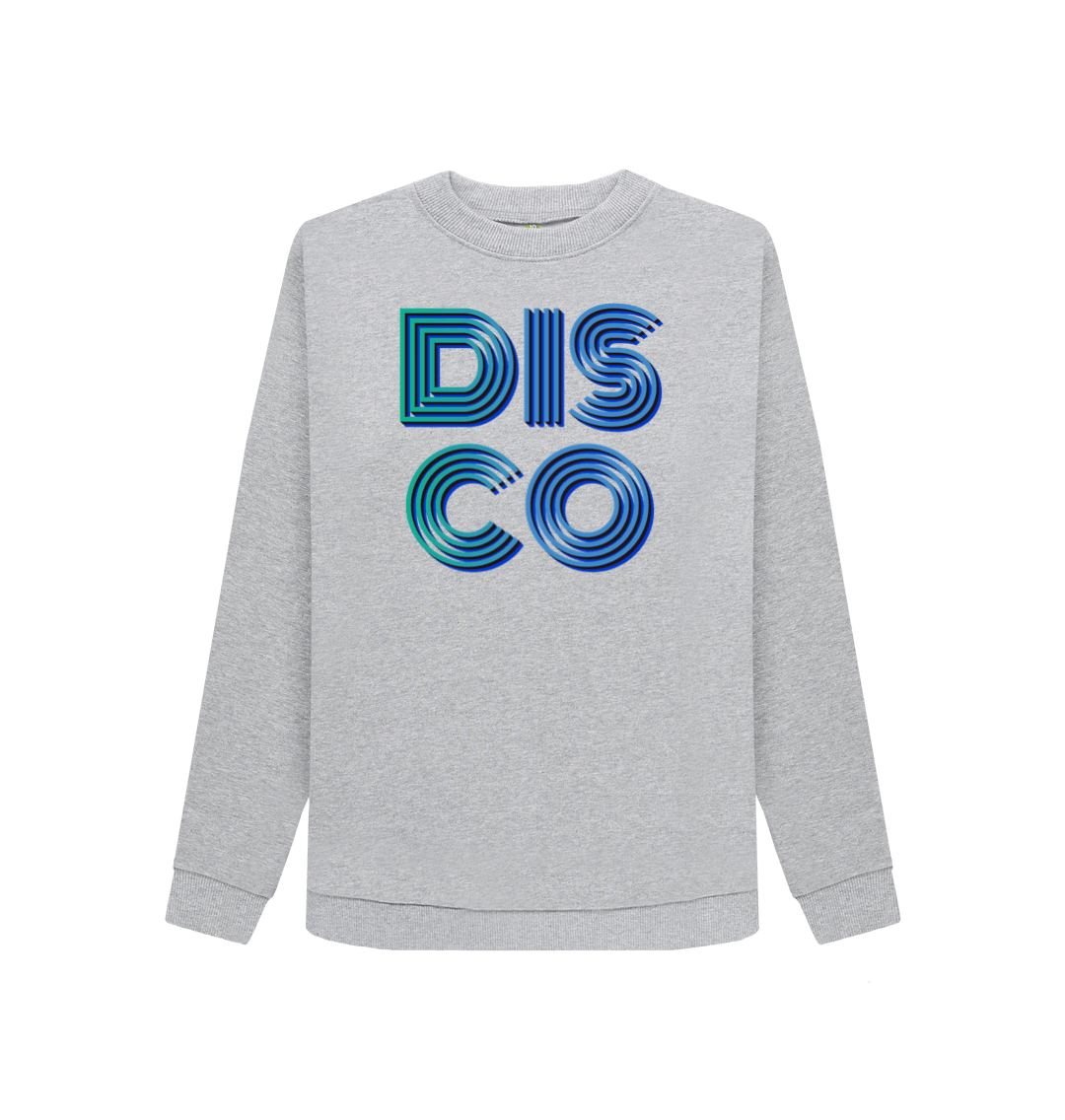 Light Heather Printed Sweater Front