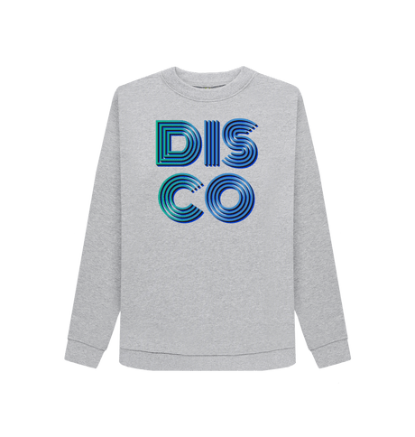 Light Heather Printed Sweater Front