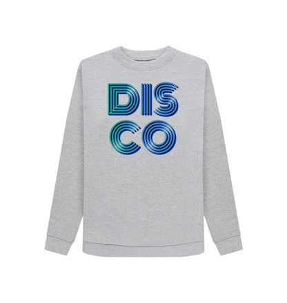 Light Heather Women's 3D \"Disco\" Sweatshirt