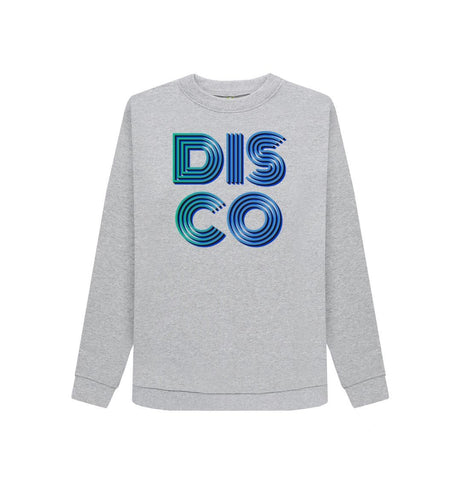 Light Heather Women's 3D \"Disco\" Sweatshirt