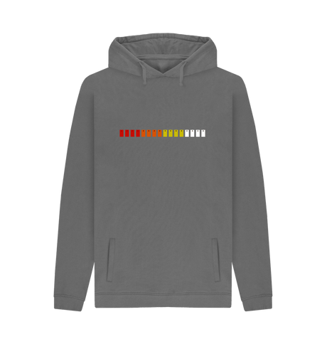 Slate Grey Printed Hoody Front