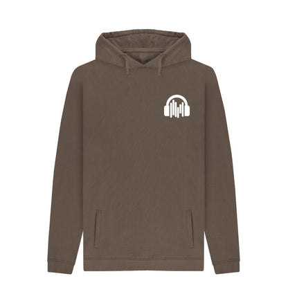 Chocolate Mens Sound Shirts Hoodie w\/ pocket logo