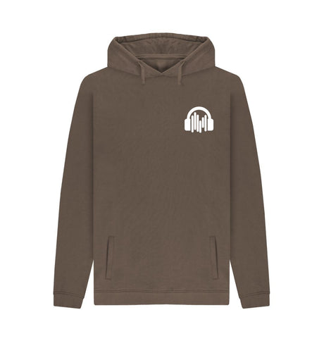 Chocolate Mens Sound Shirts Hoodie w\/ pocket logo
