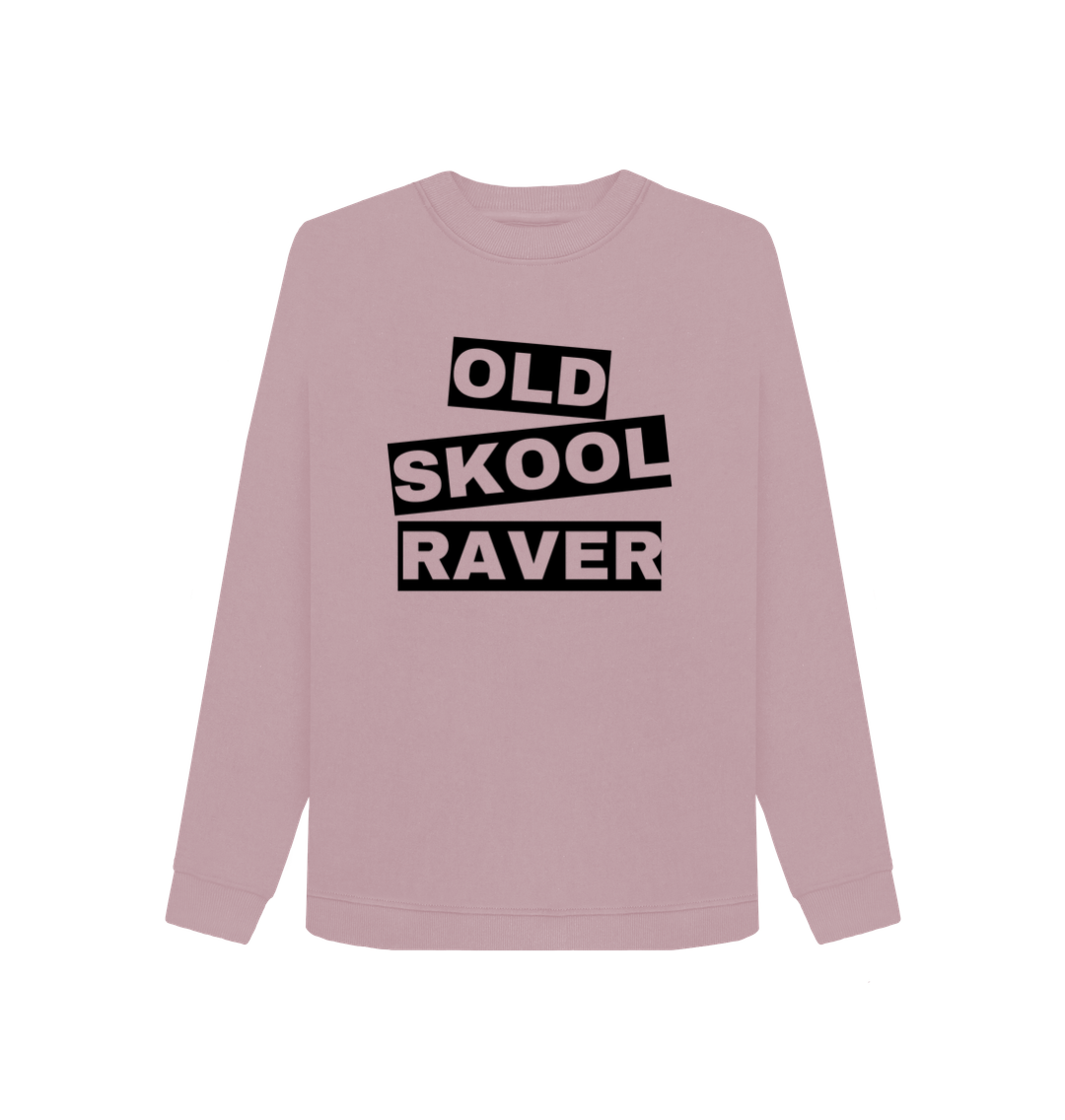 Mauve Printed Sweater Front