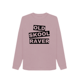 Mauve Printed Sweater Front