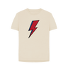 Oat David Bowie Lightning Bolt Womens T-Shirt