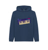 Navy Blue Kids Cartoon Keyboard Hoodie