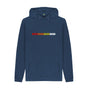 Navy Mens TR-808 Simple Pad Hoodie