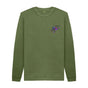 Khaki Mens Cartoon Character Flying V Sweater