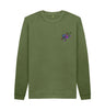 Khaki Mens Cartoon Character Flying V Sweater