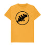 Mustard Mens Stingray Guitar head t-shirt