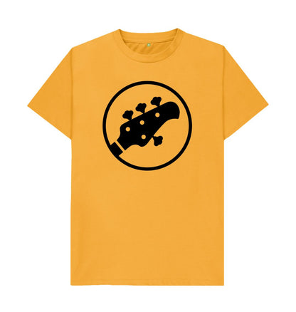 Mustard Mens Stingray Guitar head t-shirt
