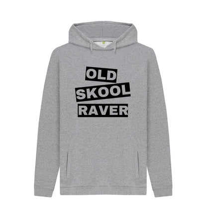 Light Heather Mens \"Old Skool Raver\" Hoodie