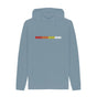 Stone Blue Mens TR-808 Simple Pad Hoodie