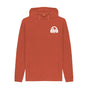 Rust SoundShirts Back Printed Hoodie