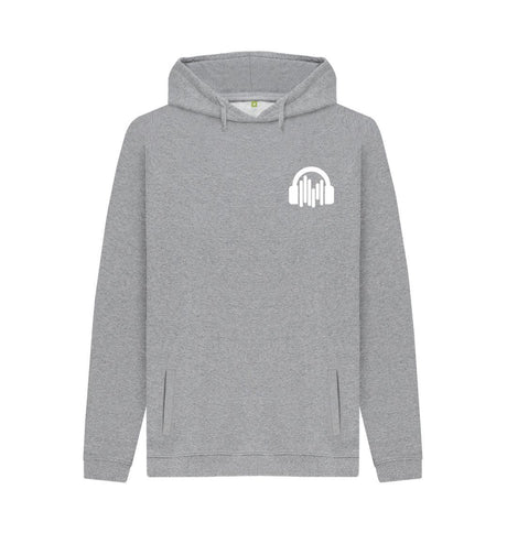 Light Heather Mens Sound Shirts Hoodie w\/ pocket logo