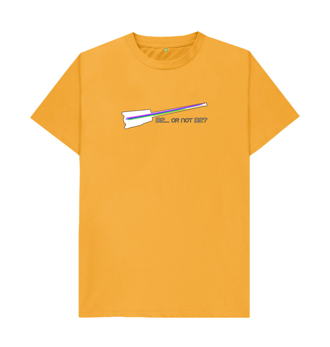 Mustard \"B2... Or Not B2?\" Hohner B2 Bass Guitar Graphic Mens T-Shirt