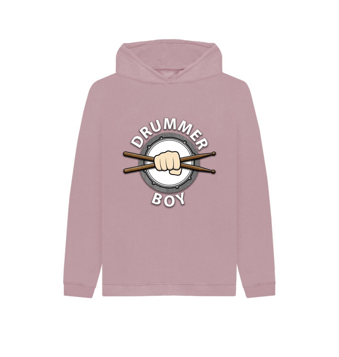 Mauve Kids Drummer Boy Hoodie