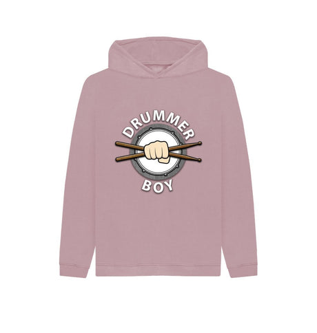 Mauve Kids Drummer Boy Hoodie