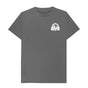 Slate Grey White SoundShirts Logo T-Shirt w\/ pocket style print