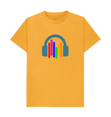 Mustard Printed T-shirt Front