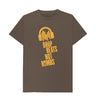 Chocolate Drop Beats Not Bombs Sound Shirts Yellow Logo T-Shirt