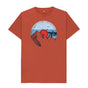 Rust Mens Vinyl Record Mountain T-Shirt