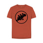 Rust Womens Stingray Guitar Head T-shirt