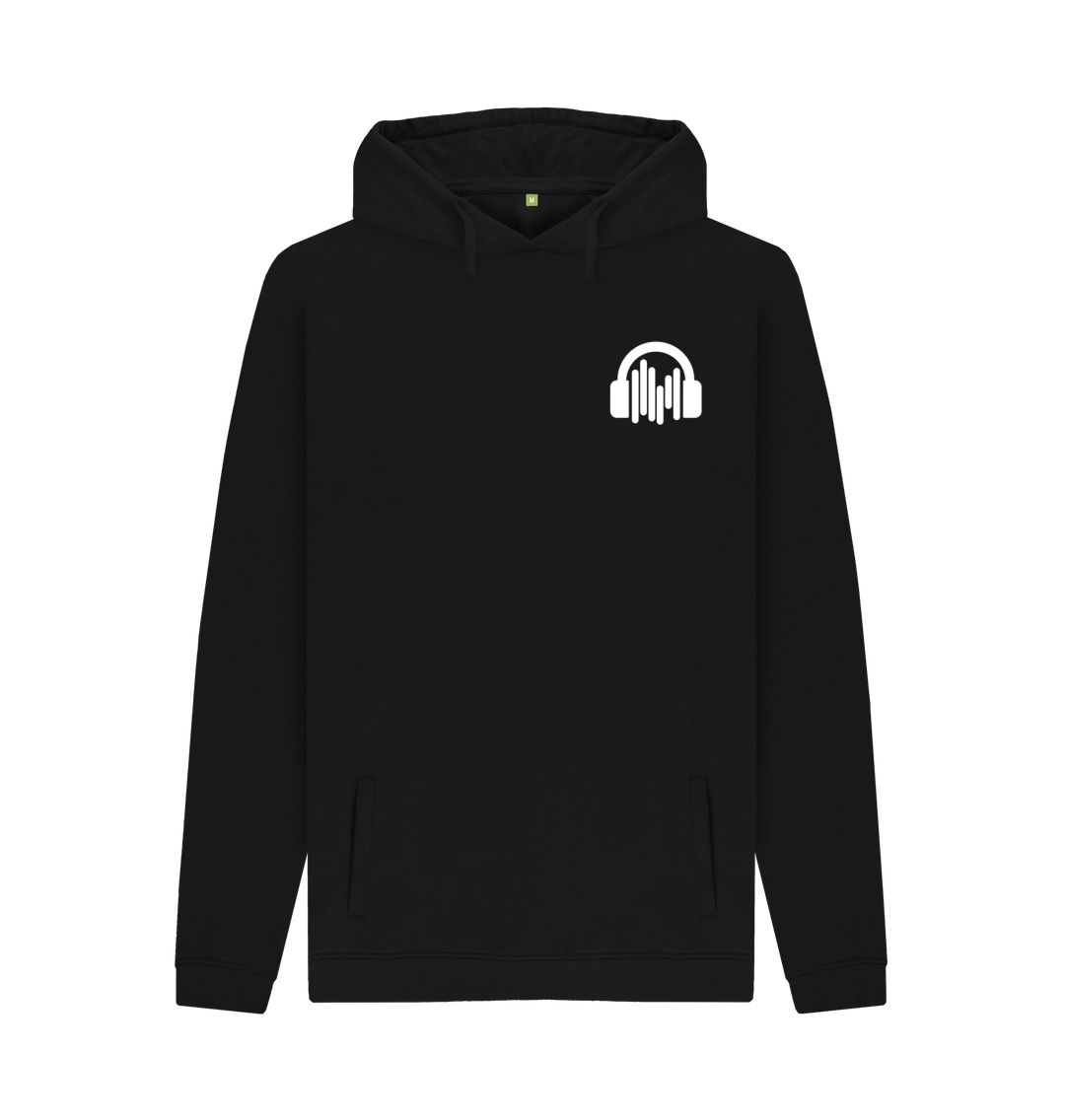 Black SoundShirts Back Printed Hoodie